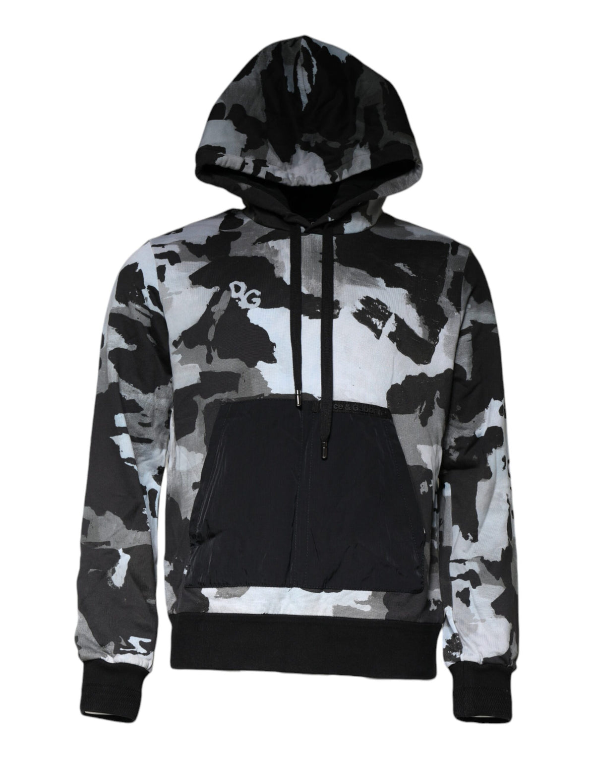 Dolce & Gabbana Multicolor Camouflage Men Hooded Sweater -   -  Dolce & Gabbana.