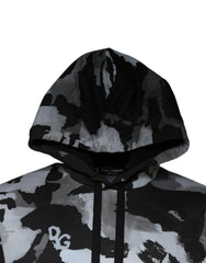 Dolce & Gabbana Multicolor Camouflage Men Hooded Sweater -   -  Dolce & Gabbana.