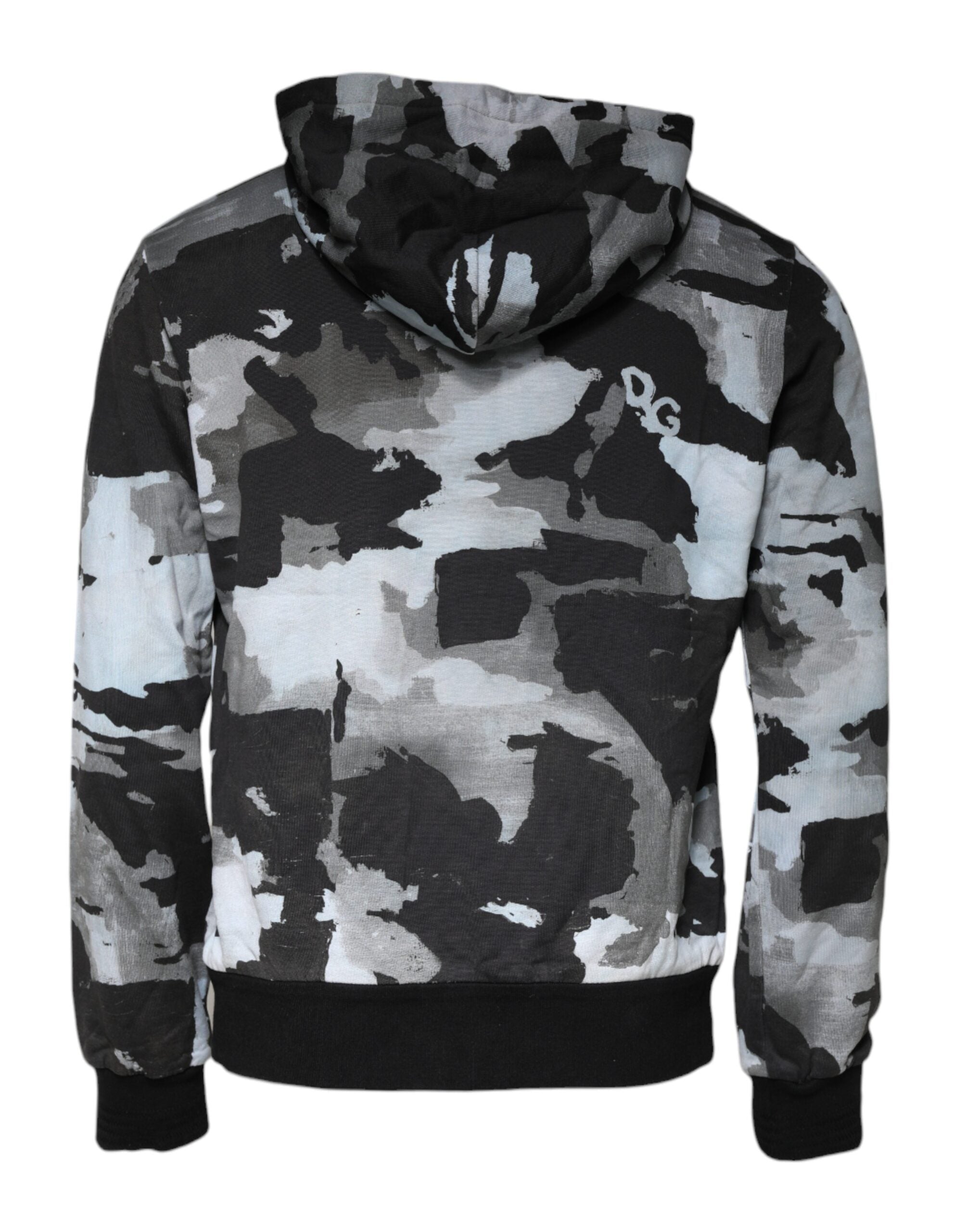 Dolce & Gabbana Multicolor Camouflage Men Hooded Sweater -   -  Dolce & Gabbana.