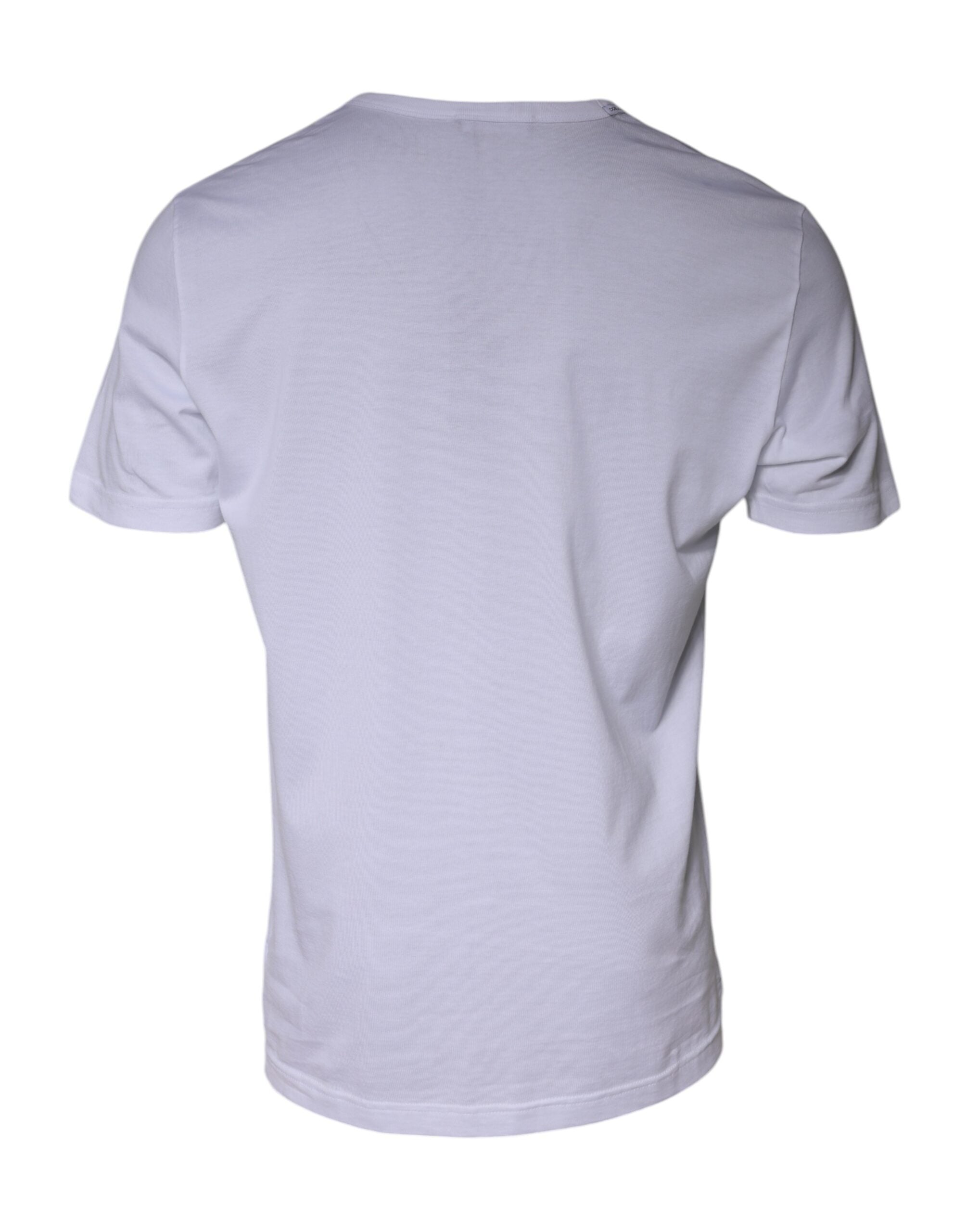 Dolce & Gabbana White Paradiso Cotton Shorts Sleeves T-shirt -   -  Dolce & Gabbana.