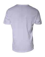 Dolce & Gabbana White Paradiso Cotton Shorts Sleeves T-shirt -   -  Dolce & Gabbana.