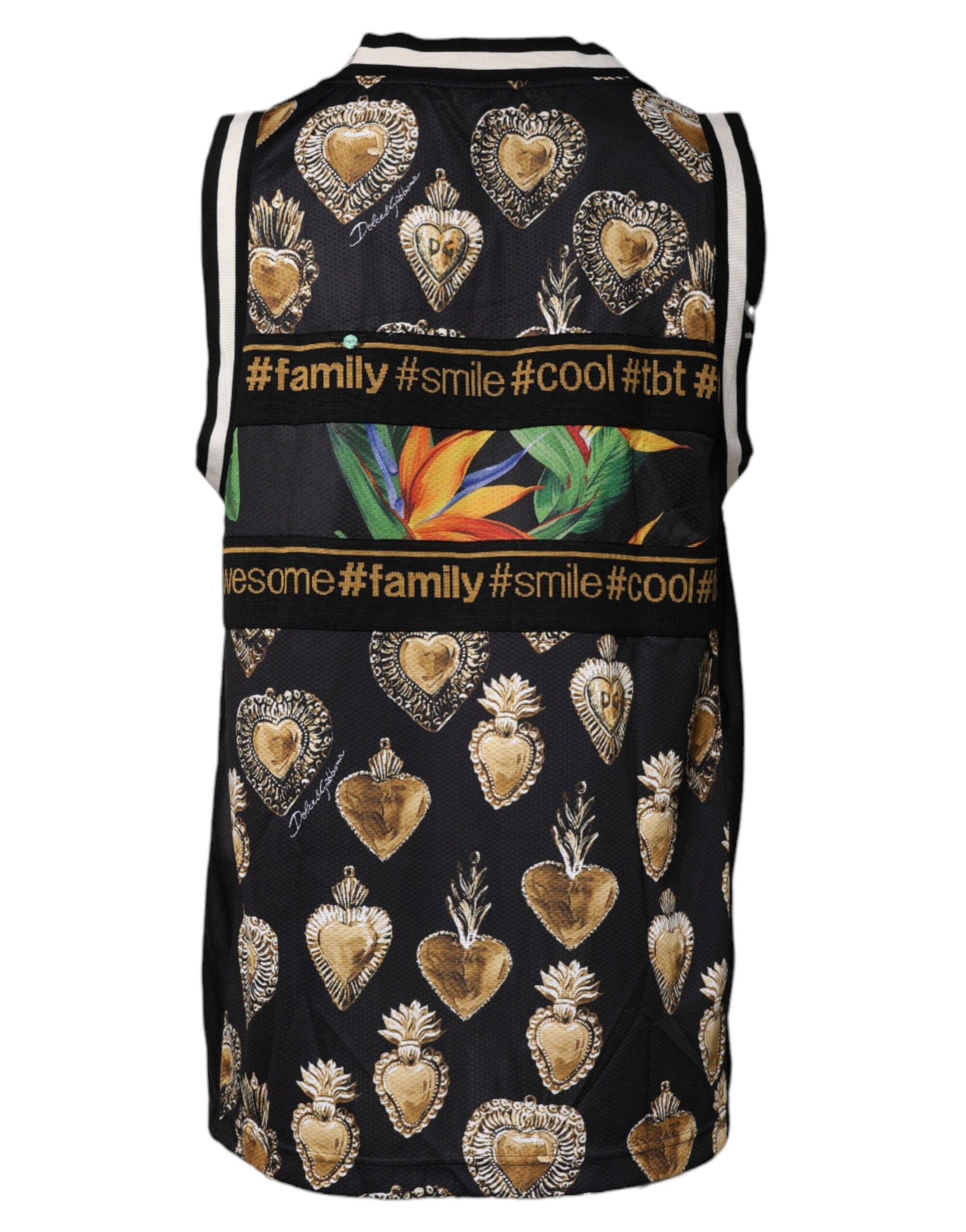 Dolce & Gabbana Multicolor Tropical Sleeveless Tank T-shirt -   -  Dolce & Gabbana.