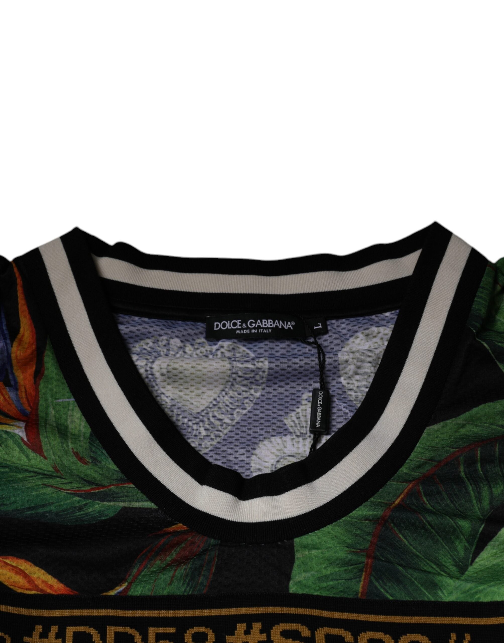 Dolce & Gabbana Multicolor Tropical Sleeveless Tank T-shirt -   -  Dolce & Gabbana.