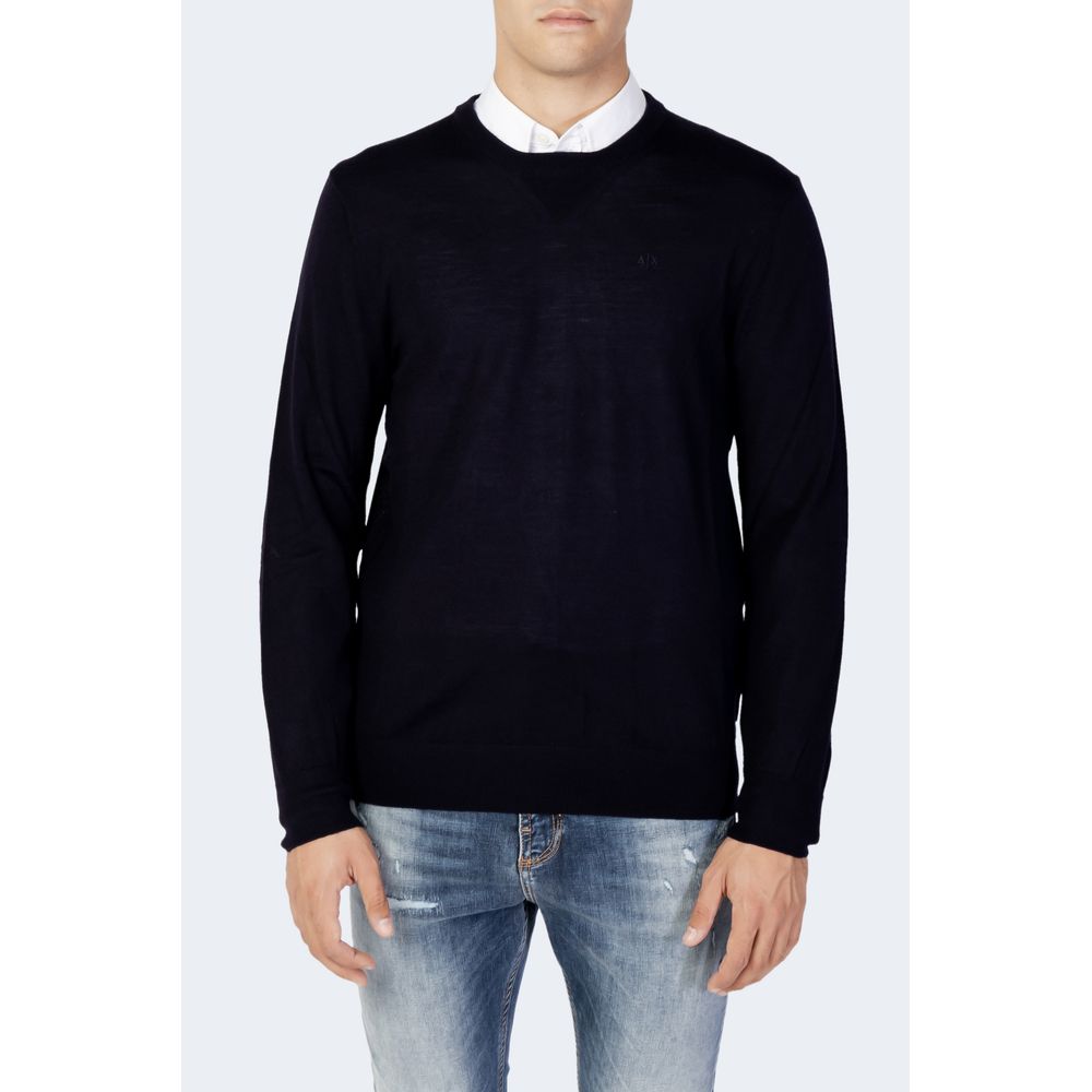 Armani Exchange Blue Wool Sportswear -   -  Armani Exchange.