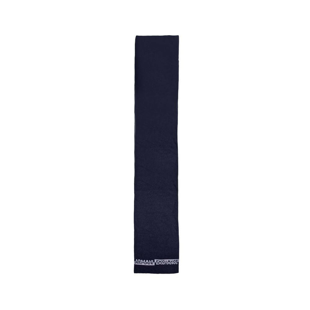 Armani Exchange Blue Polyamide Scarf -   -  Armani Exchange.
