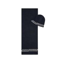 Armani Exchange Blue Wool Scarf -   -  Armani Exchange.