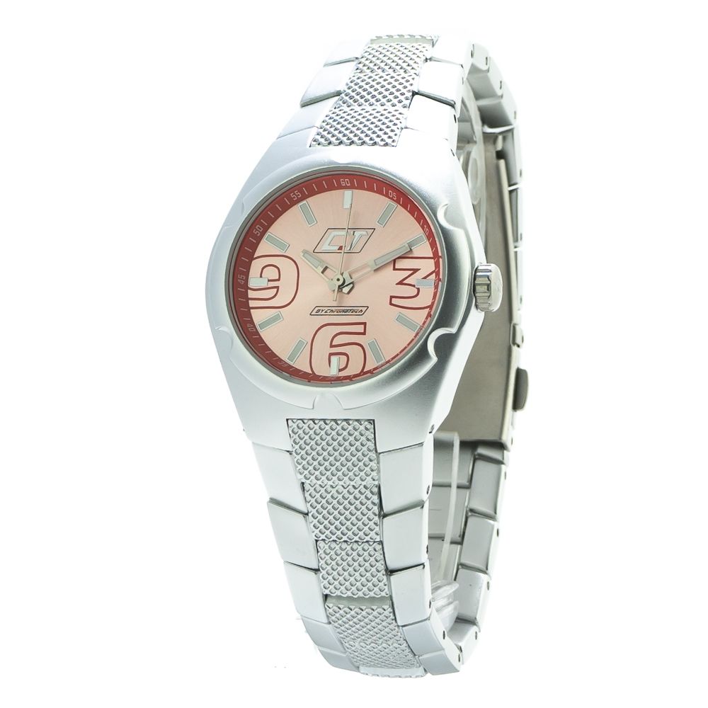 Chronotech Silver Polycarbonate Watch -   -  Chronotech.