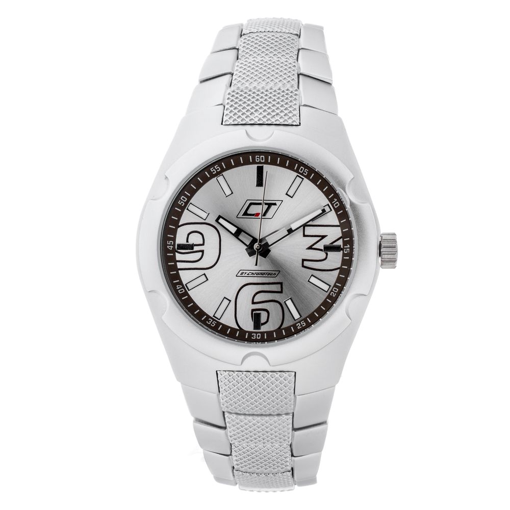 Chronotech Silver Stainless Steel Watch -   -  Chronotech.
