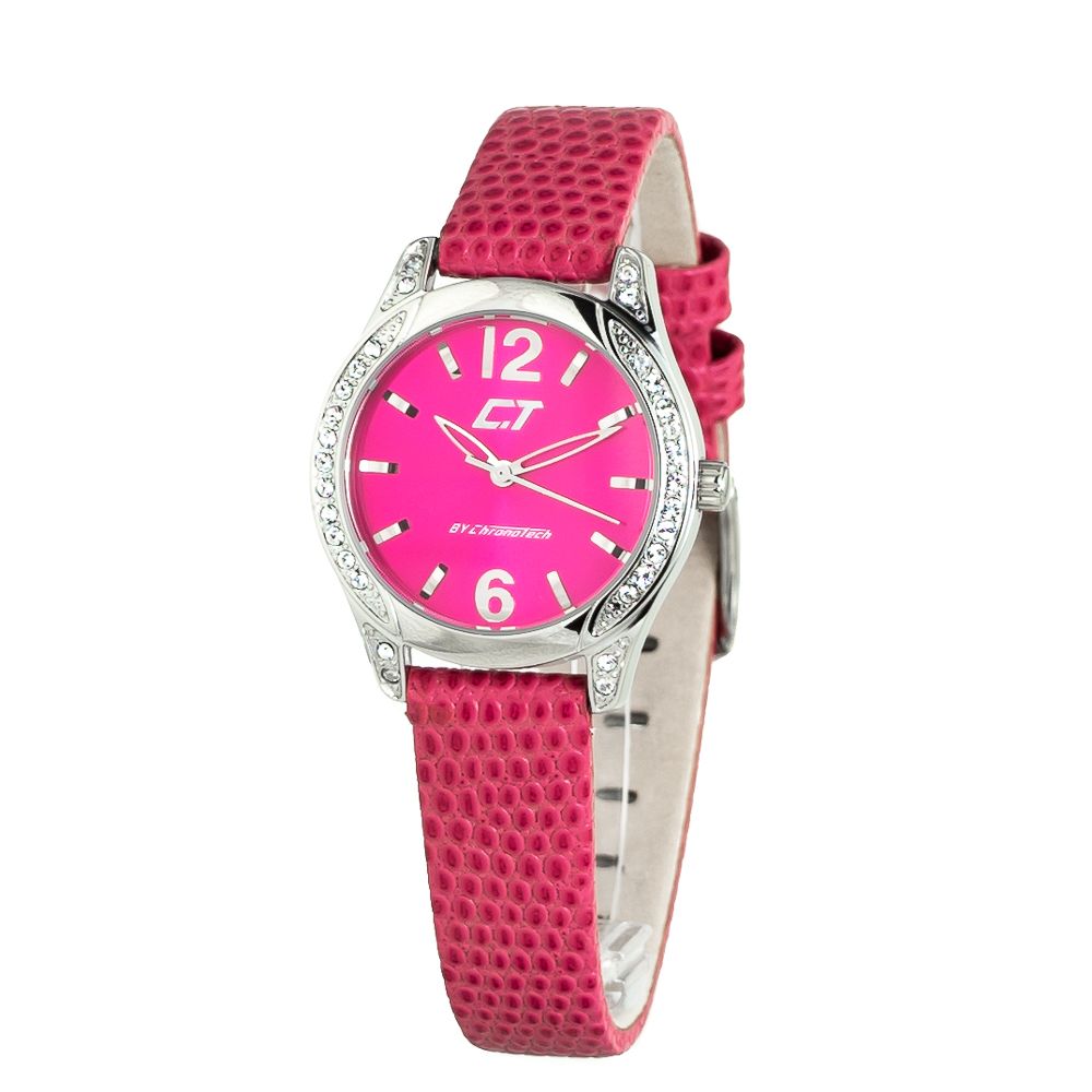 Chronotech Multicolor Leather Watch -   -  Chronotech.