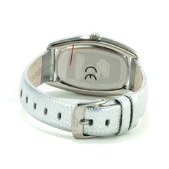Chronotech Silver Leather Watch -   -  Chronotech.