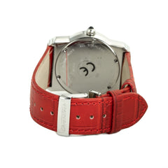 Chronotech Red Leather Watch -   -  Chronotech.