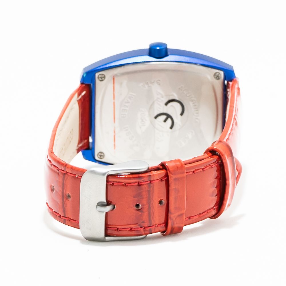 Chronotech Red Leather Watch -   -  Chronotech.