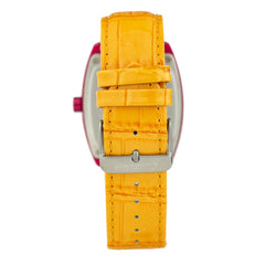 Chronotech Orange Leather Watch -   -  Chronotech.