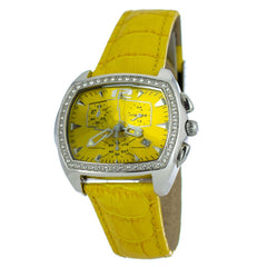 Chronotech Yellow Leather Watch -   -  Chronotech.