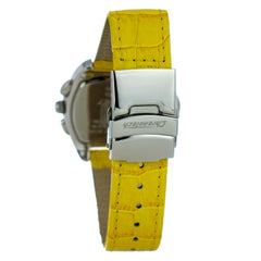 Chronotech Yellow Leather Watch -   -  Chronotech.