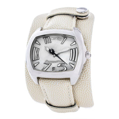 Chronotech Beige Leather Watch -   -  Chronotech.