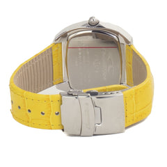 Chronotech Yellow Leather Watch -   -  Chronotech.