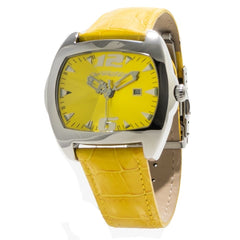 Chronotech Yellow Leather Watch -   -  Chronotech.