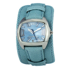 Chronotech Green Leather Watch -   -  Chronotech.