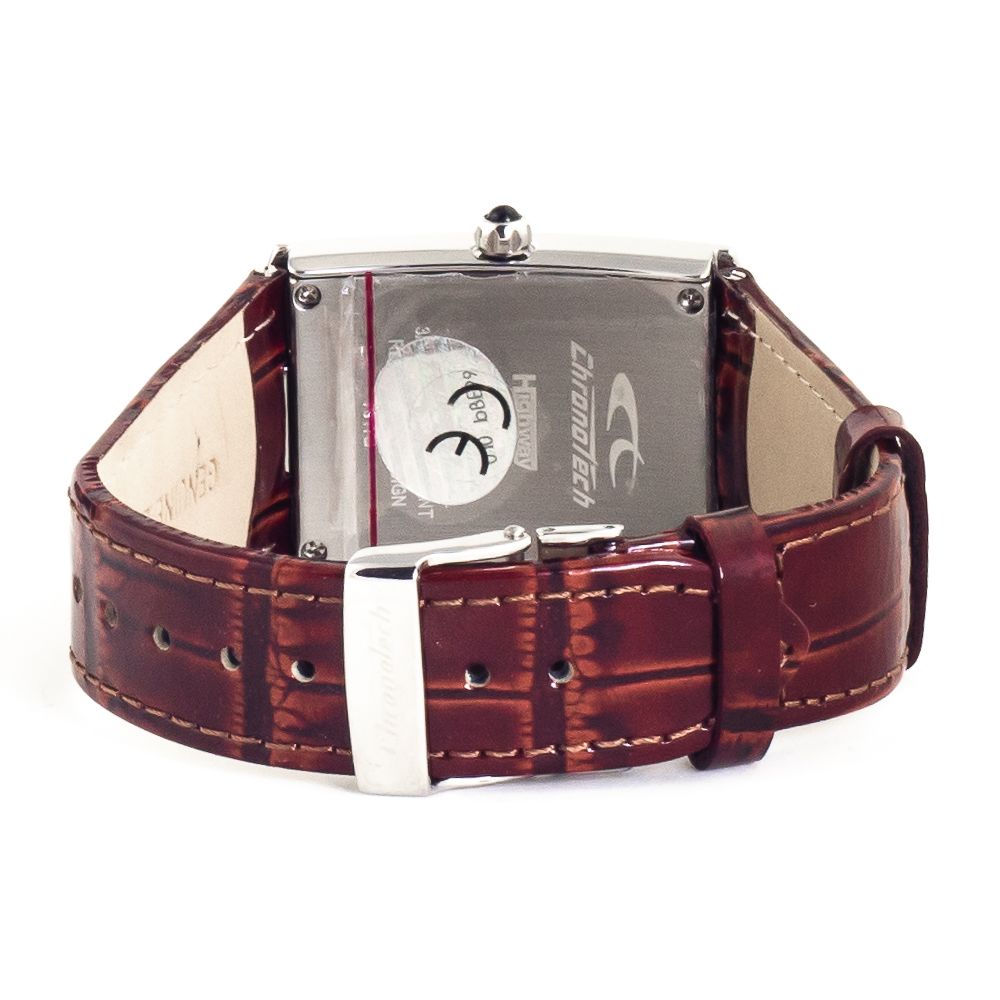 Chronotech Brown Leather Watch -   -  Chronotech.