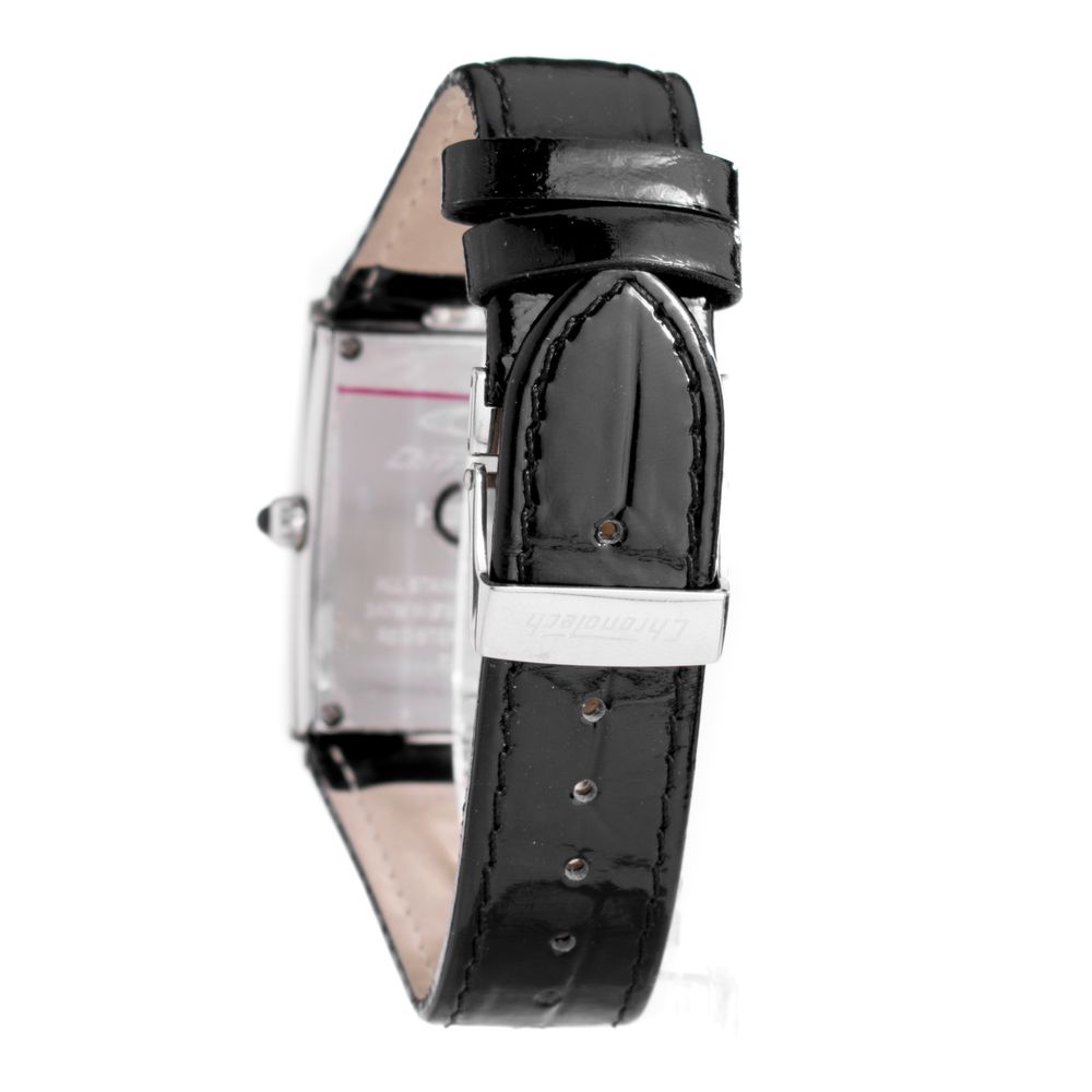 Chronotech Black Leather Watch -   -  Chronotech.