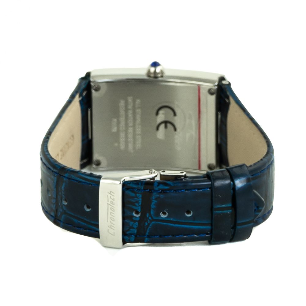 Chronotech Blue Leather Watch -   -  Chronotech.