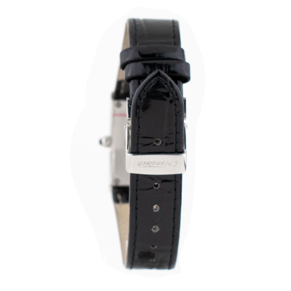 Chronotech Black Leather Watch -   -  Chronotech.