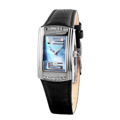 Chronotech Black Leather Watch -   -  Chronotech.