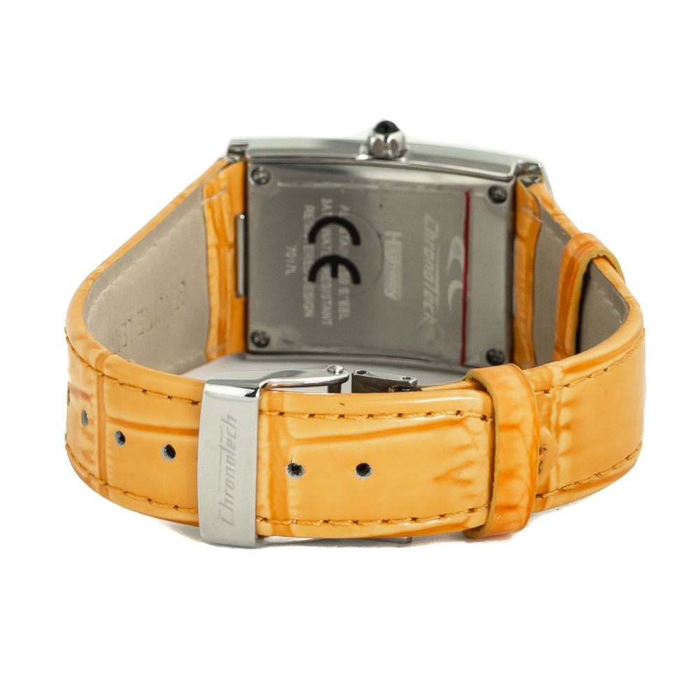 Chronotech Orange Leather Watch -   -  Chronotech.