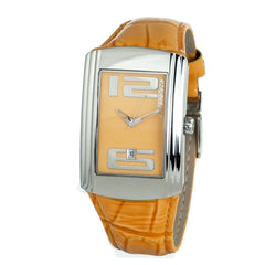 Chronotech Orange Leather Watch -   -  Chronotech.