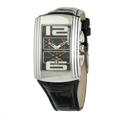 Chronotech Black Leather Watch -   -  Chronotech.