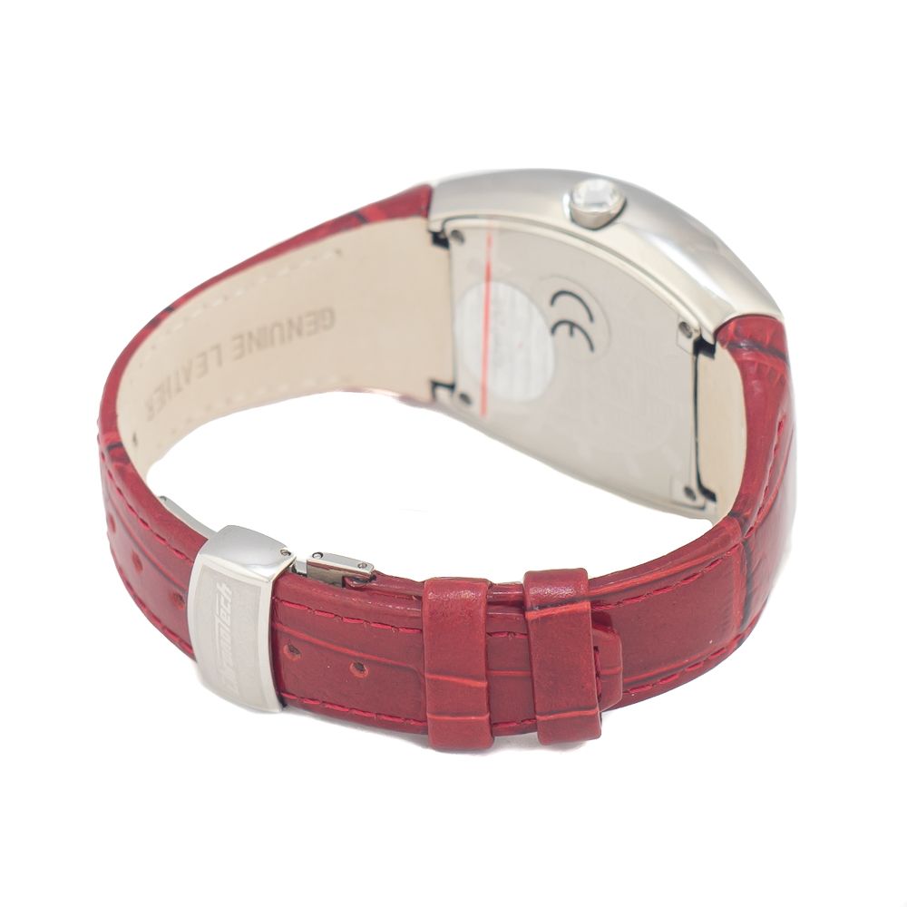 Chronotech Red Leather Watch -   -  Chronotech.