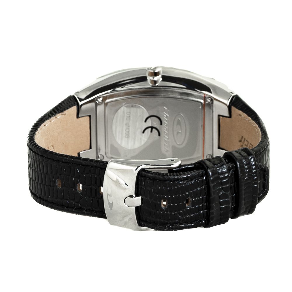 Chronotech Black Leather Watch -   -  Chronotech.