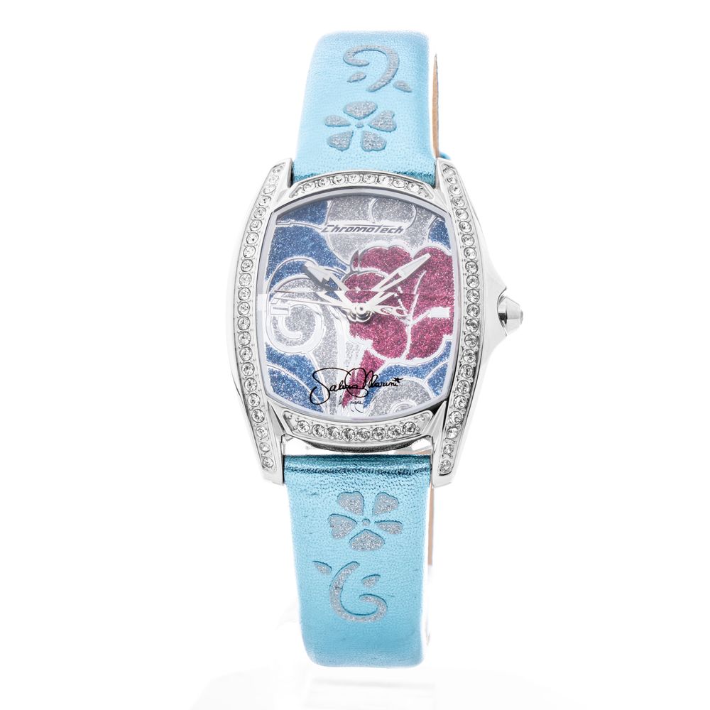 Chronotech Blue Leather Watch -   -  Chronotech.