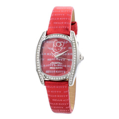 Chronotech Red Leather Watch -   -  Chronotech.