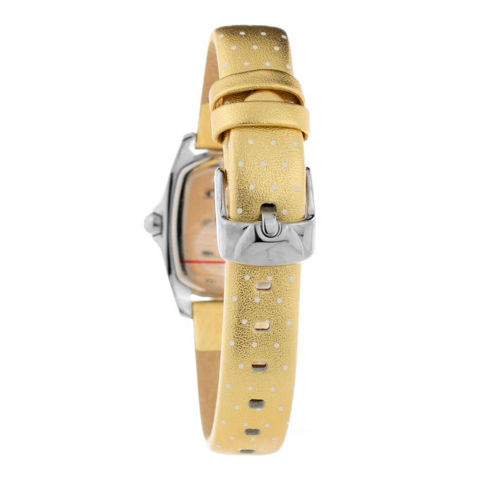 Chronotech Gold Leather Watch -   -  Chronotech.