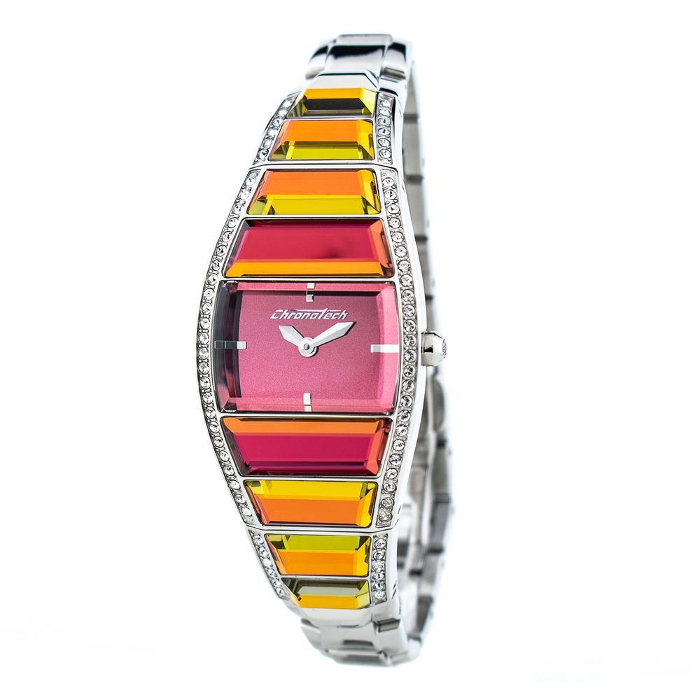 Chronotech Silver Stainless Steel Watch -   -  Chronotech.