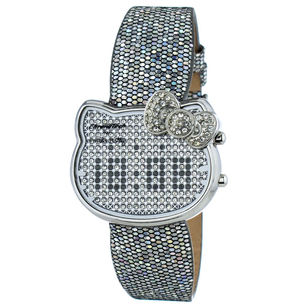 Chronotech Silver Leather Watch -   -  Chronotech.