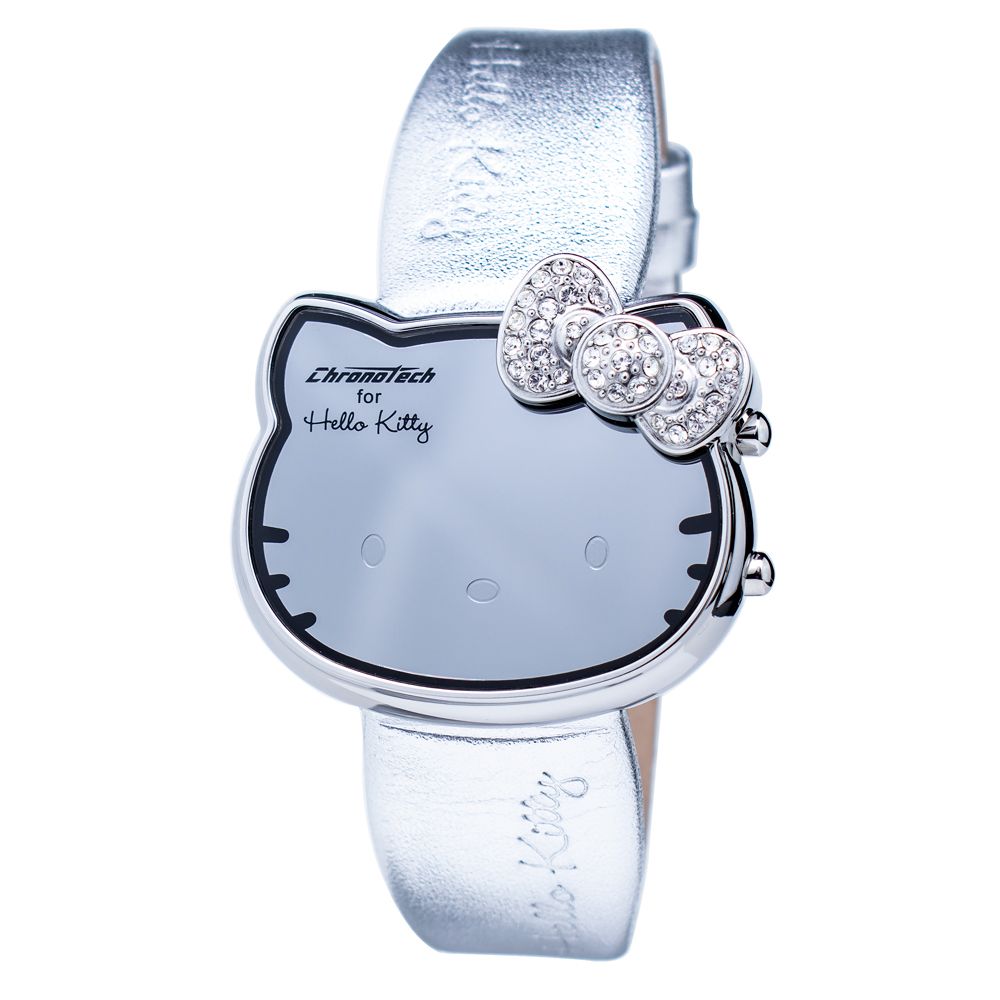Chronotech Silver Leather Watch -   -  Chronotech.