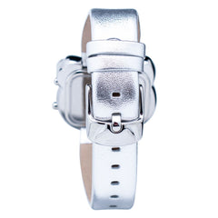 Chronotech Silver Leather Watch -   -  Chronotech.