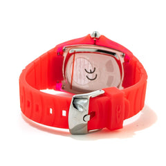 Chronotech Red Rubber Watch -   -  Chronotech.