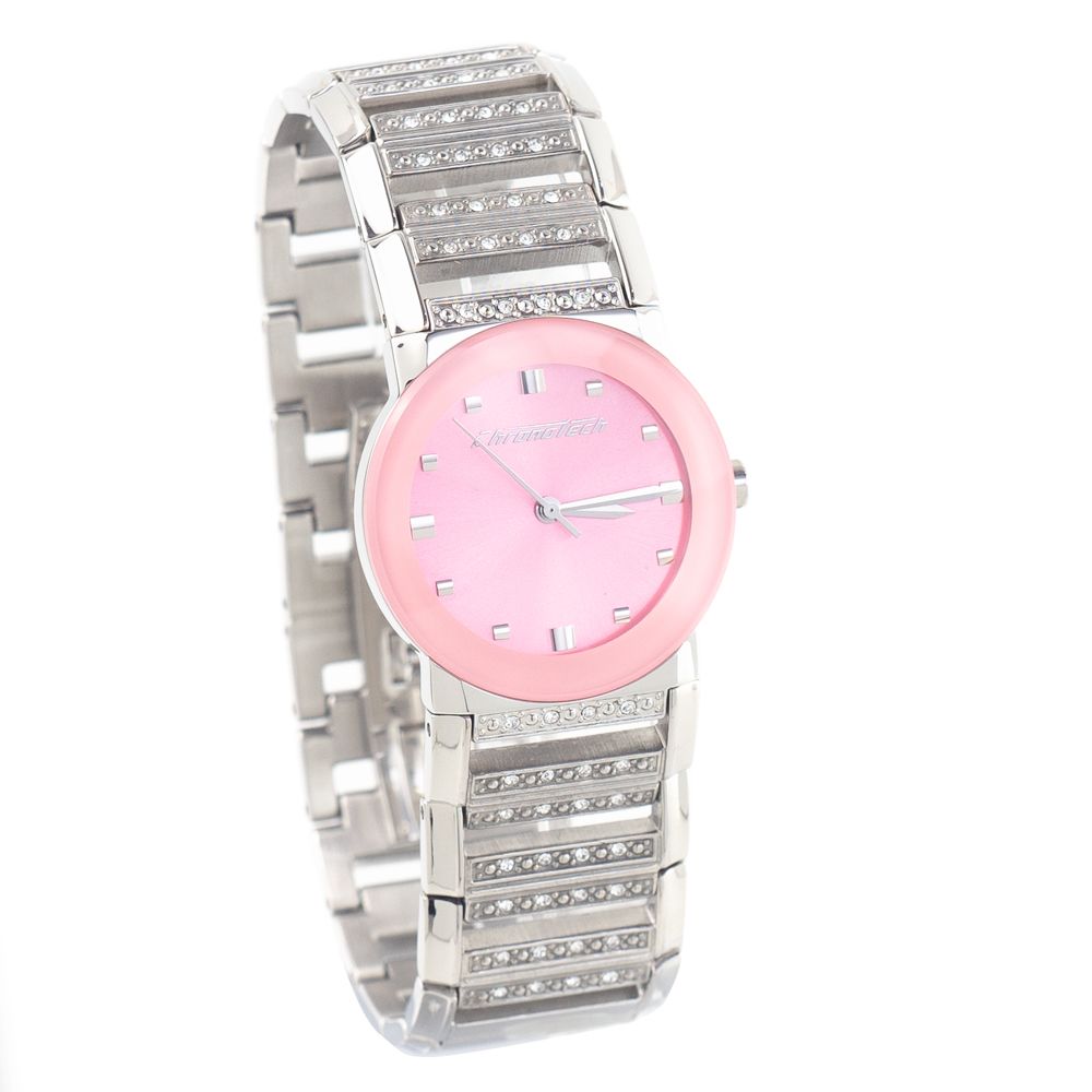 Chronotech Silver Stainless Steel Watch -   -  Chronotech.