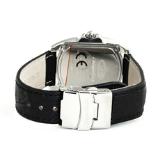 Chronotech Black Leather Watch -   -  Chronotech.