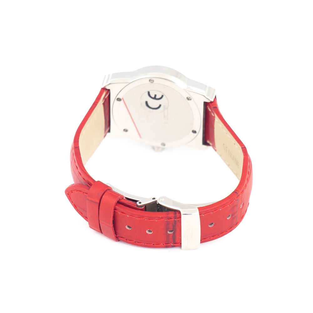 Chronotech Red Leather Watch -   -  Chronotech.