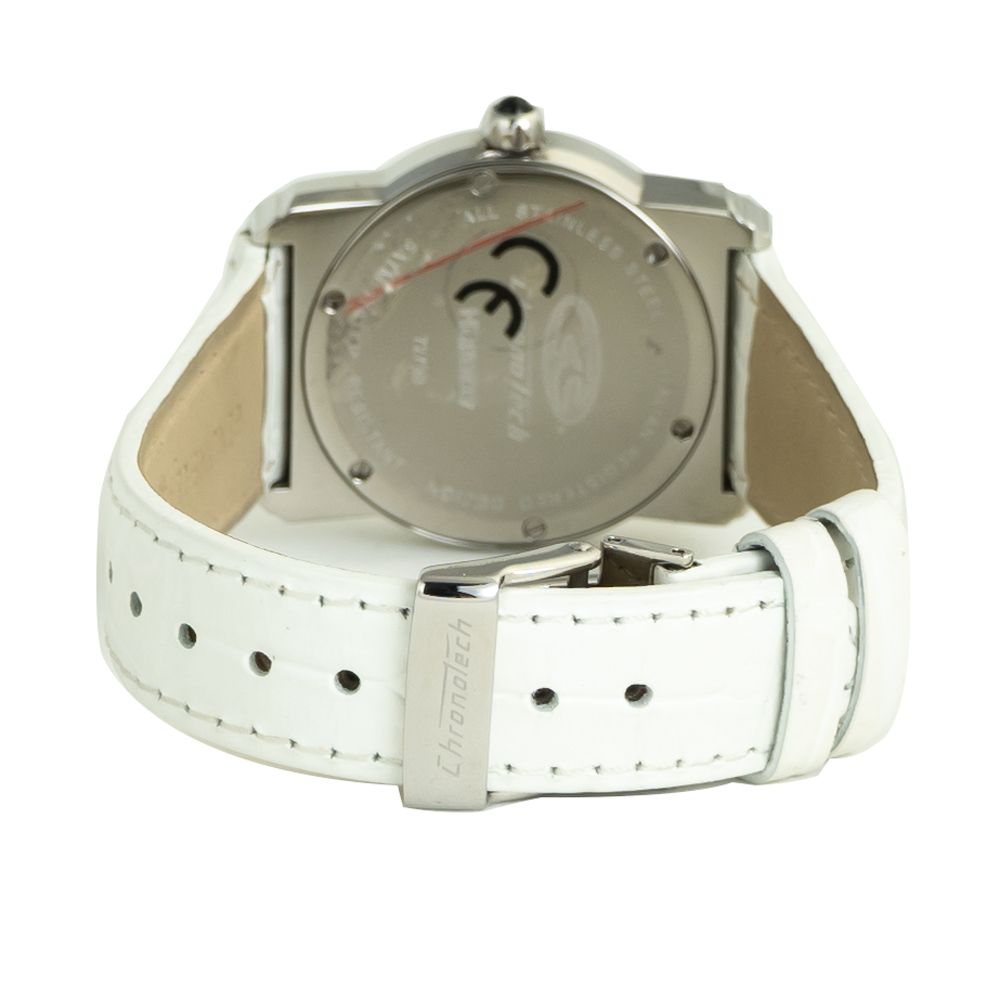 Chronotech White Leather Watch -   -  Chronotech.