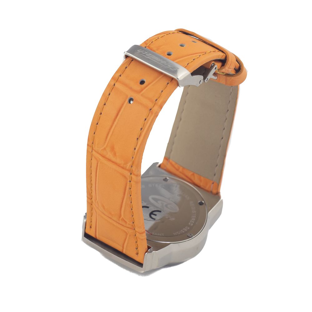 Chronotech Orange Leather Watch -   -  Chronotech.