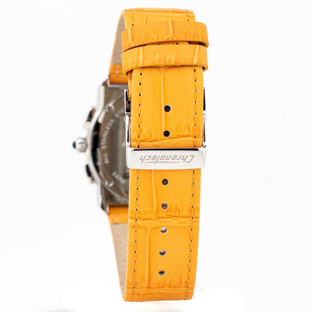 Chronotech Orange Leather Watch -   -  Chronotech.