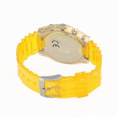 Chronotech Yellow Rubber Watch -   -  Chronotech.