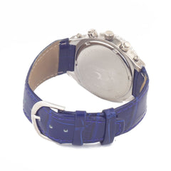 Chronotech Blue Leather Watch -   -  Chronotech.