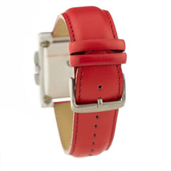 Chronotech Red Leather Watch -   -  Chronotech.
